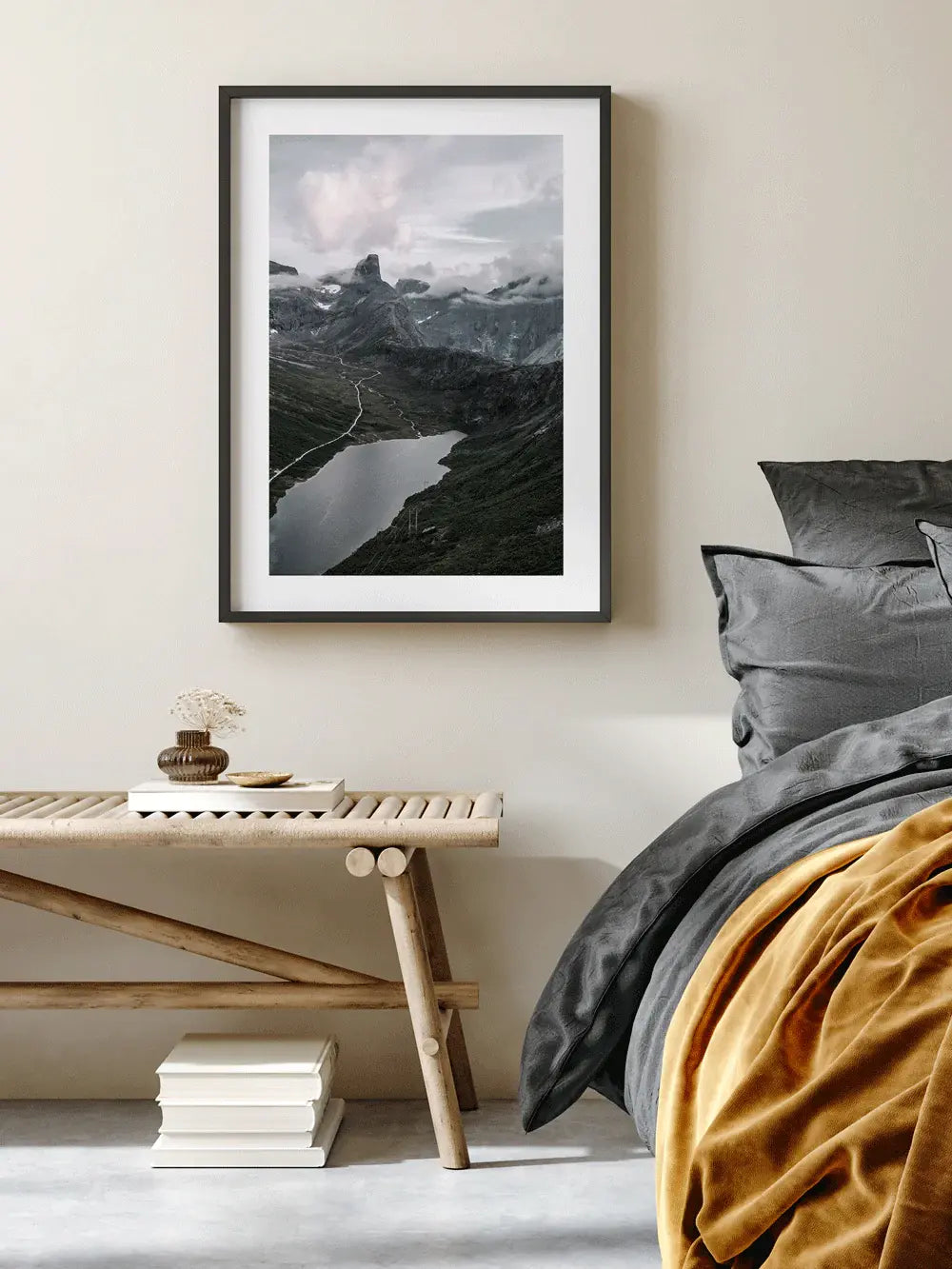Norwegen Wandbild, Landschaft See Fotografie