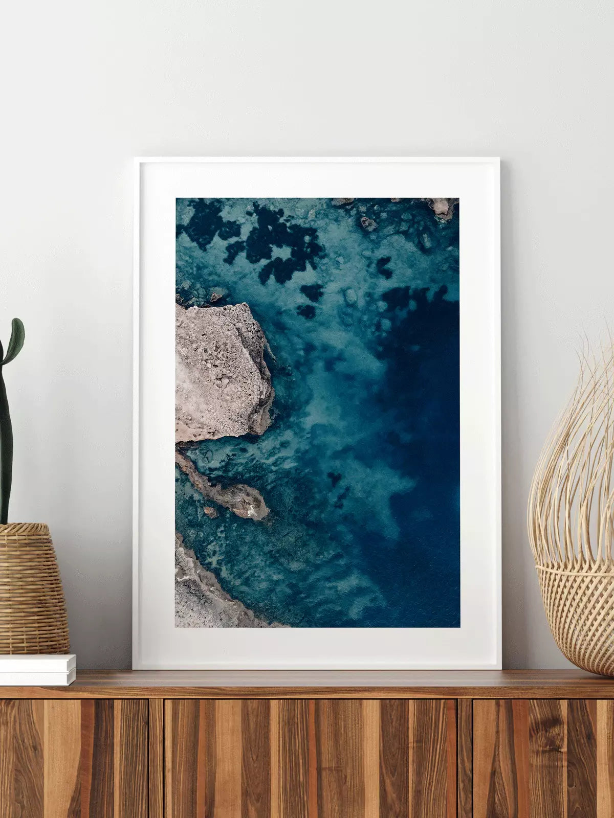 Ocean Coast Ibiza Spanien Balearen, Wandbild Fotografie