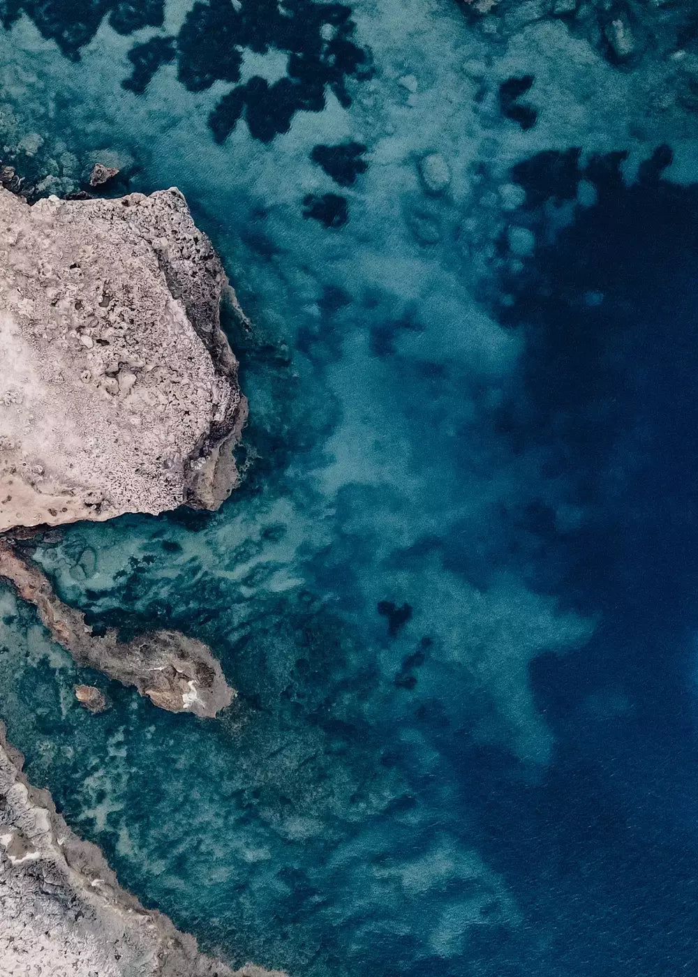 Ocean Coast Ibiza Spanien Balearen, Wandbild Fotografie