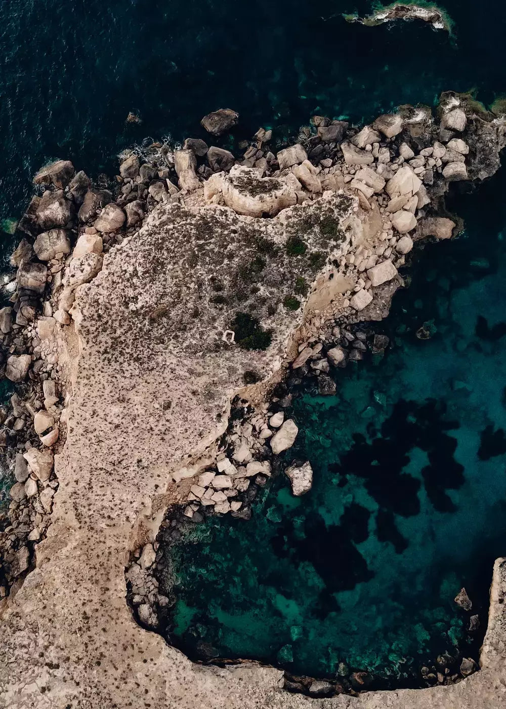 Ocean Print Balearen Ibiza, Spanien Wandbild Fotografie