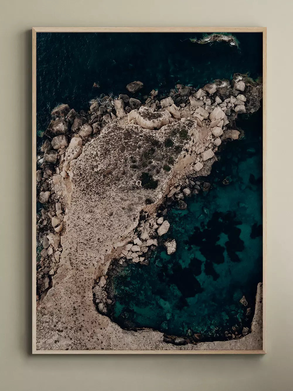 Ocean Print Balearen Ibiza, Spanien Wandbild Fotografie