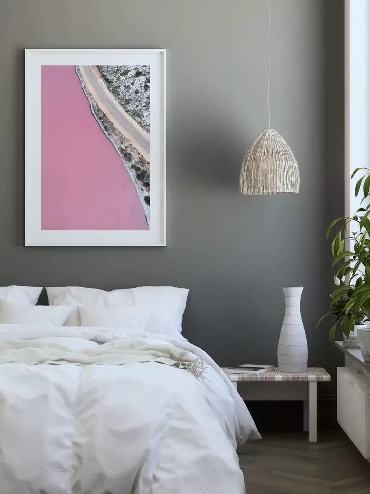 Pink Lake Road, Australien Wandbild