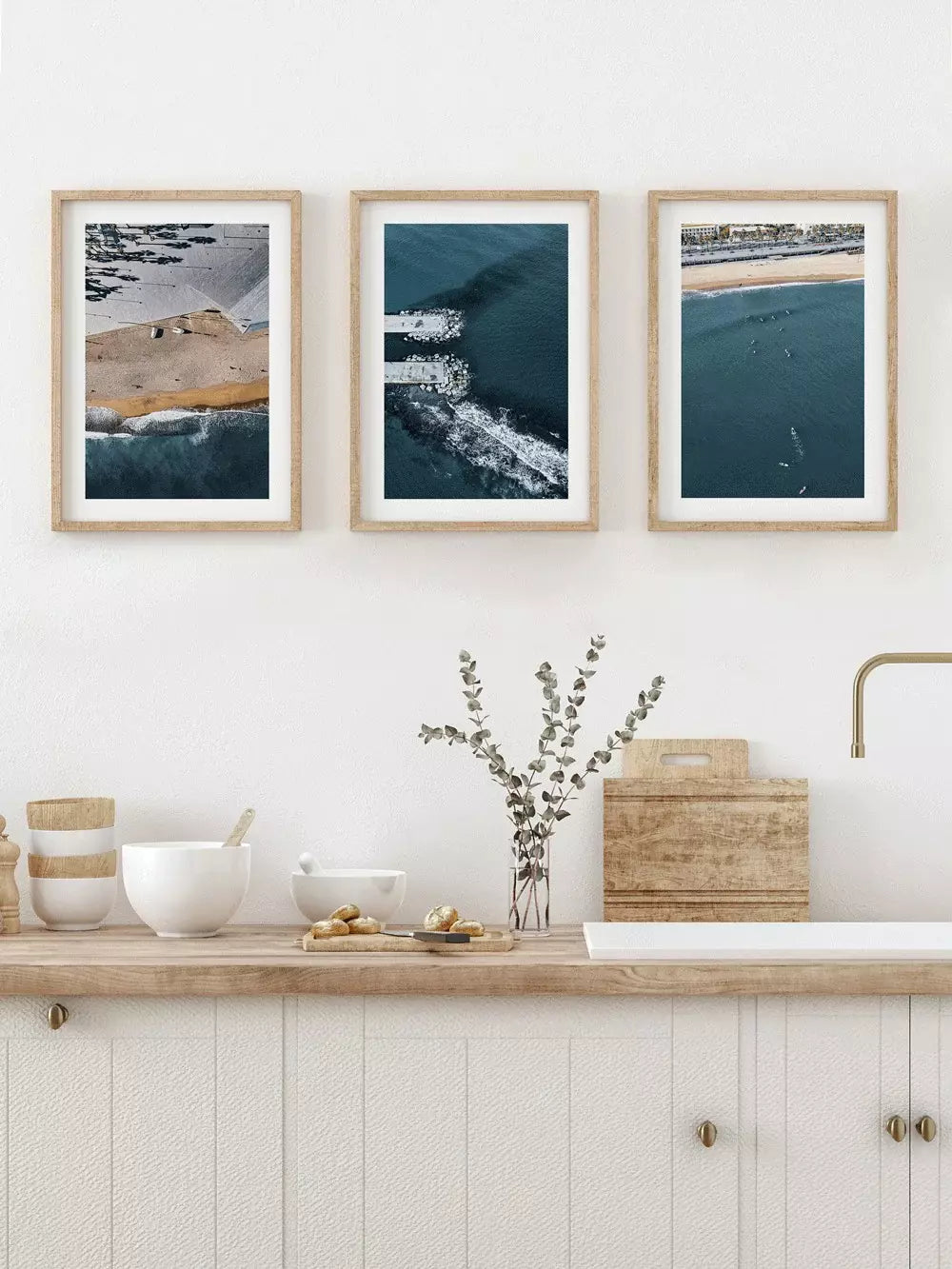 Playa de la Barceloneta, Spanien Wandbild