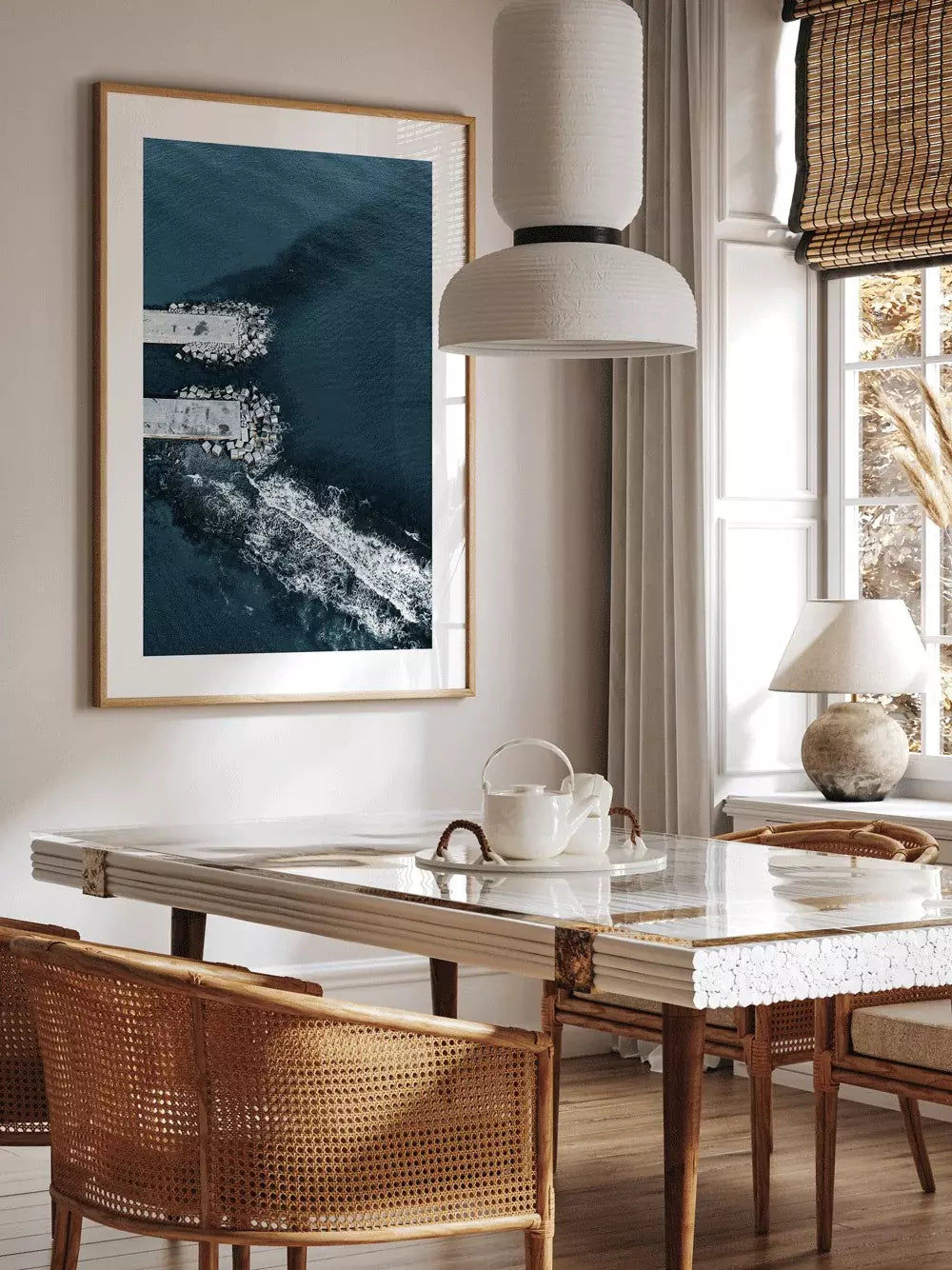 Playa de la Barceloneta, Spanien Wandbild