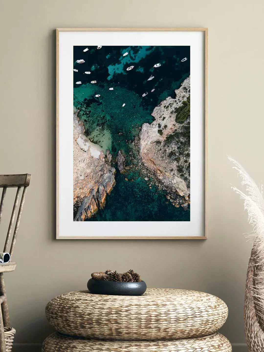 Portinatx Ocean Ibiza, Spanien Wandbild
