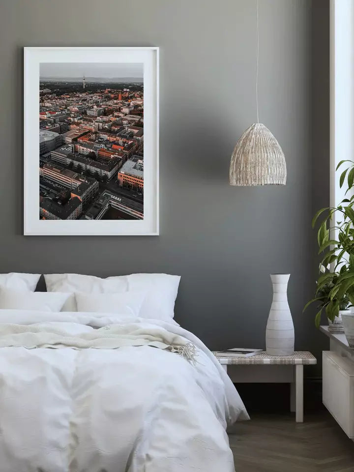 Quadratestadt Mannheim Deutschland, Wandbild Fotografie