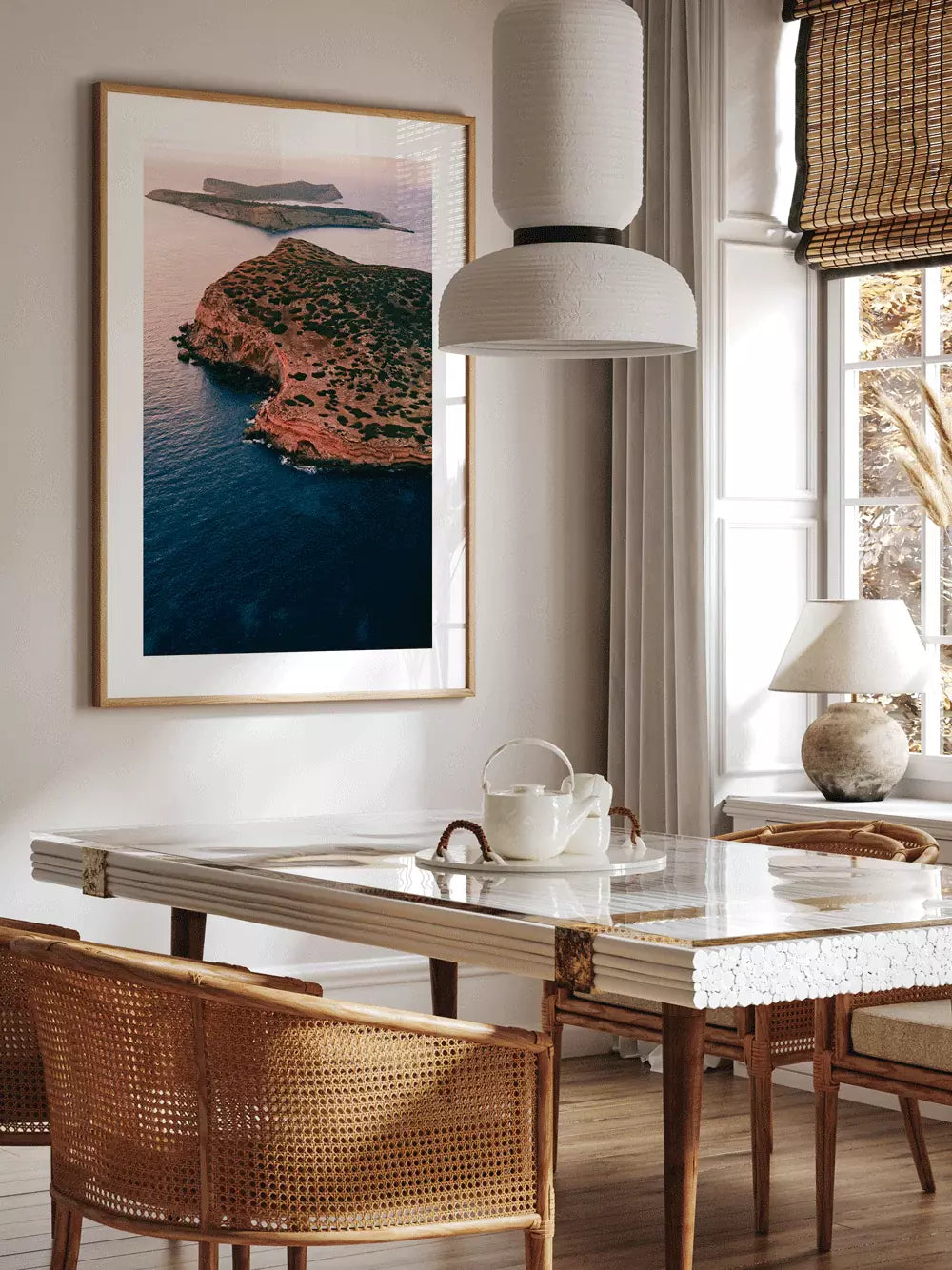 Spanien Wandbild, Rote Inseln Ibiza Fotografie