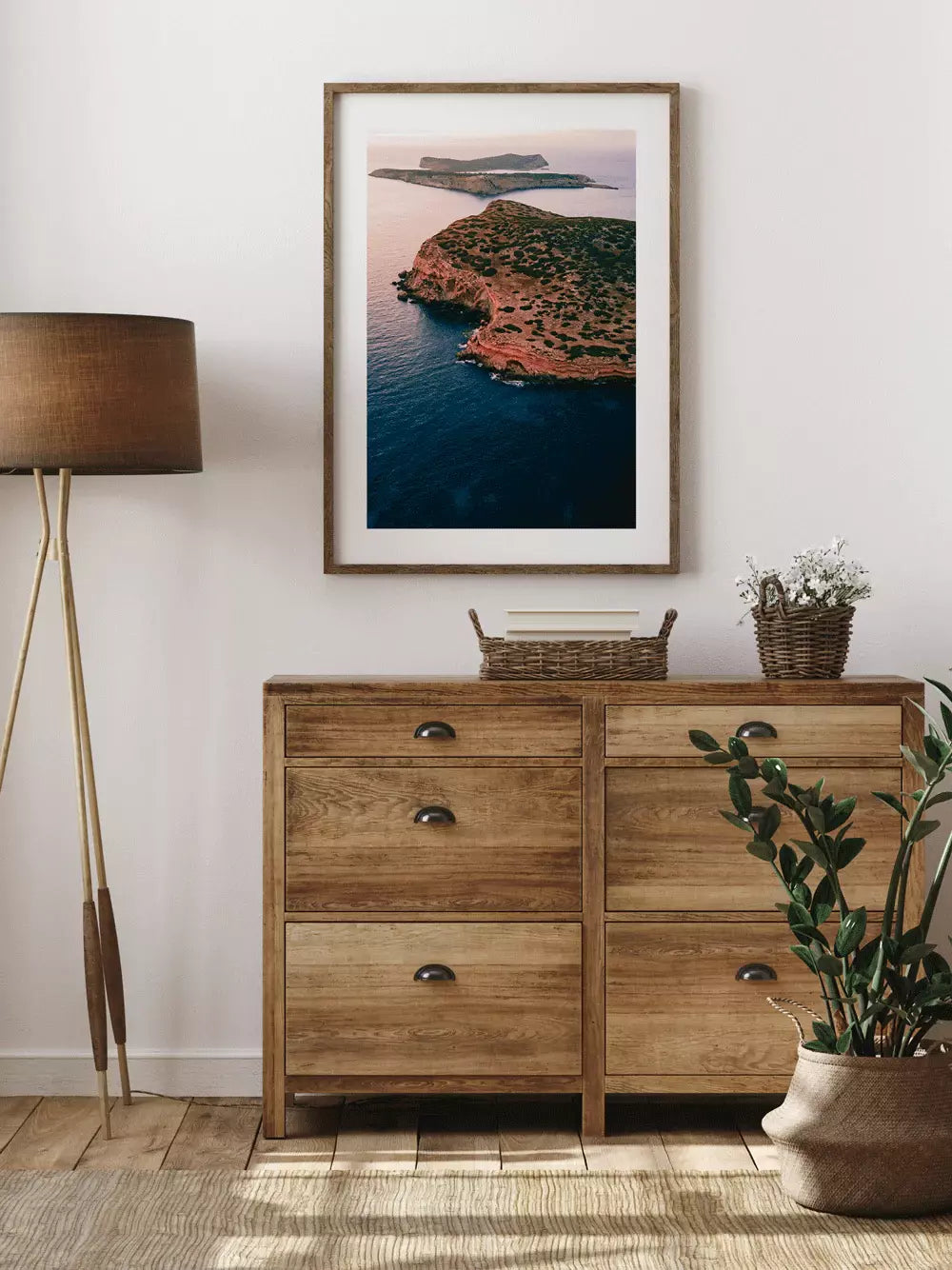 Spanien Wandbild, Rote Inseln Ibiza Fotografie