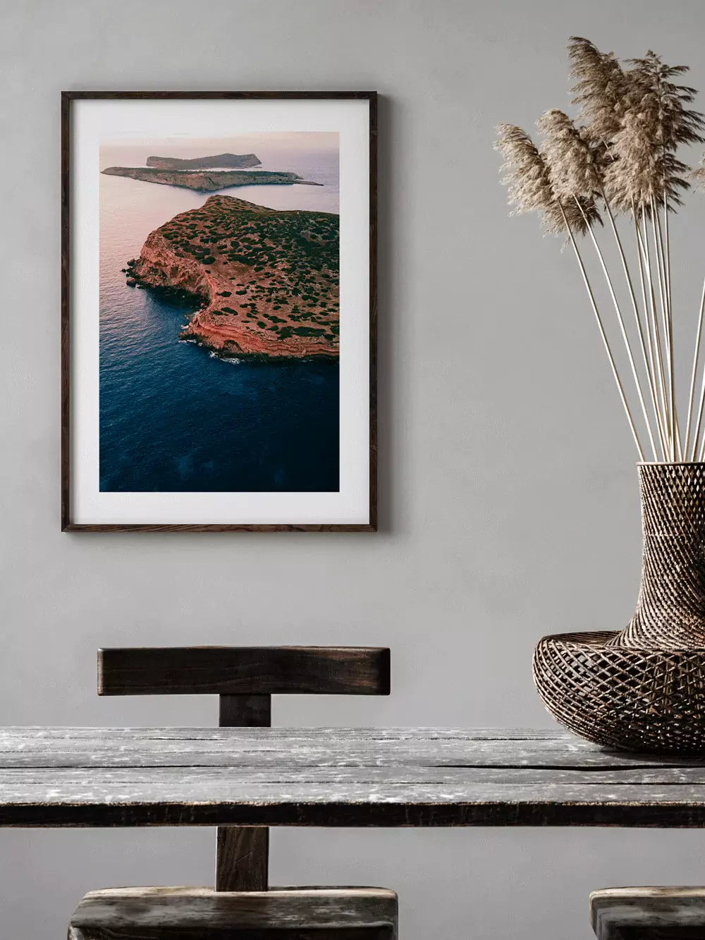 Spanien Wandbild, Rote Inseln Ibiza Fotografie