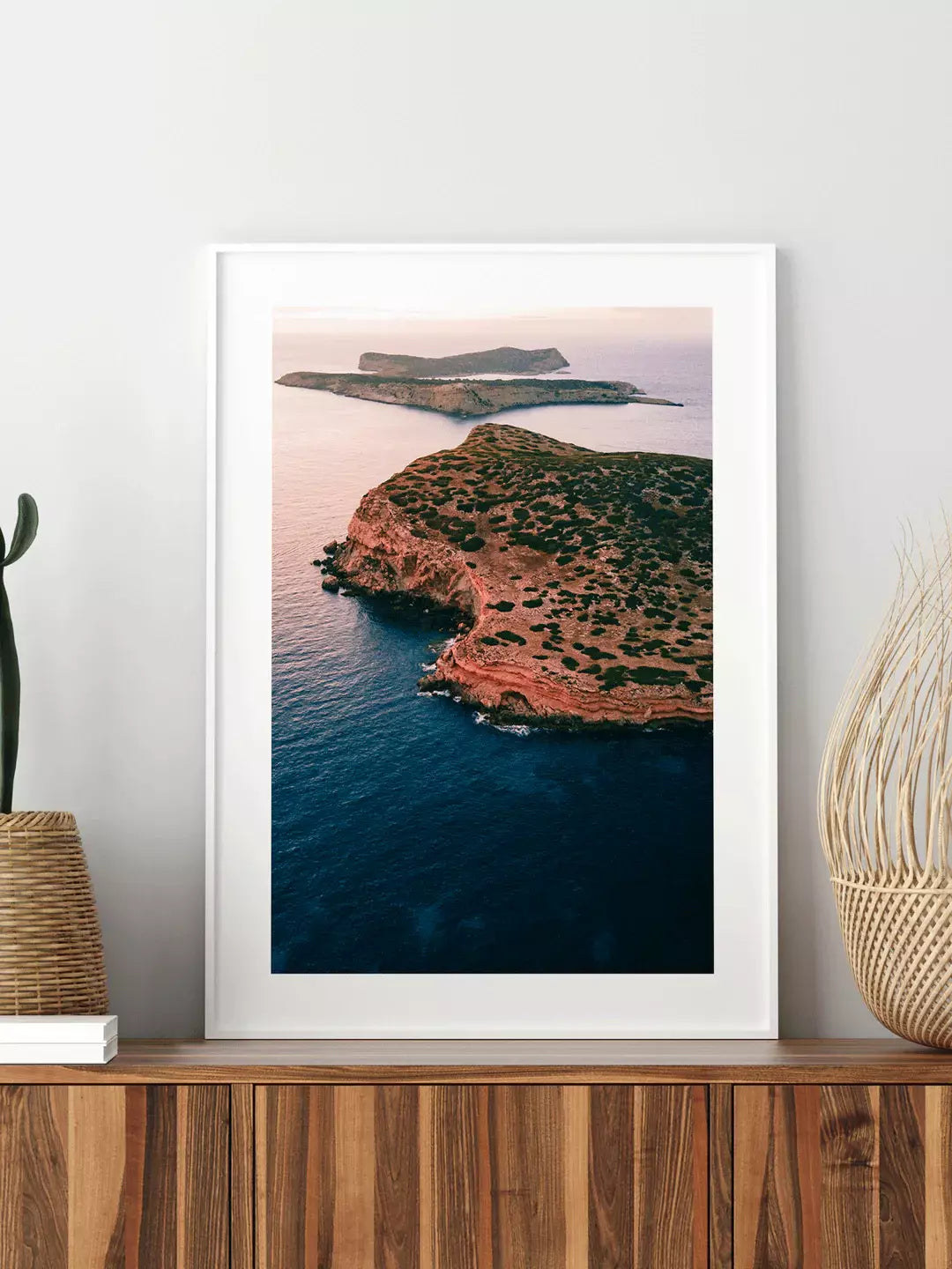Spanien Wandbild, Rote Inseln Ibiza Fotografie