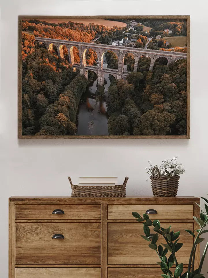 Sachsen Eisenbahnbrücke Natur Sachsen, Fotografie