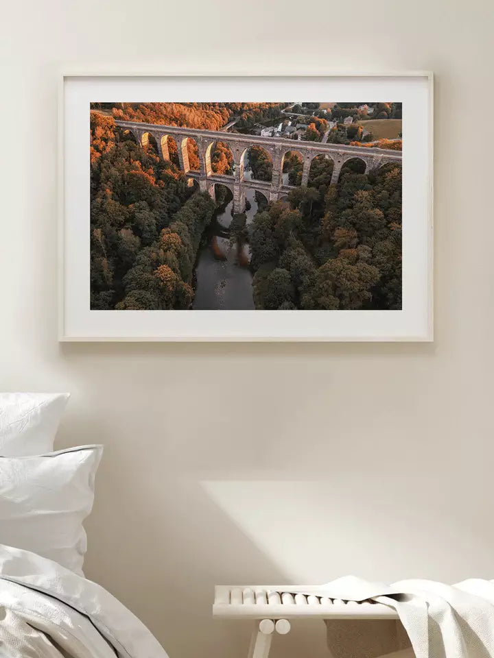 Sachsen Eisenbahnbrücke Natur Sachsen, Fotografie