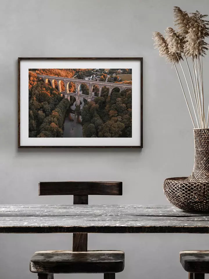 Sachsen Eisenbahnbrücke Natur Sachsen, Fotografie