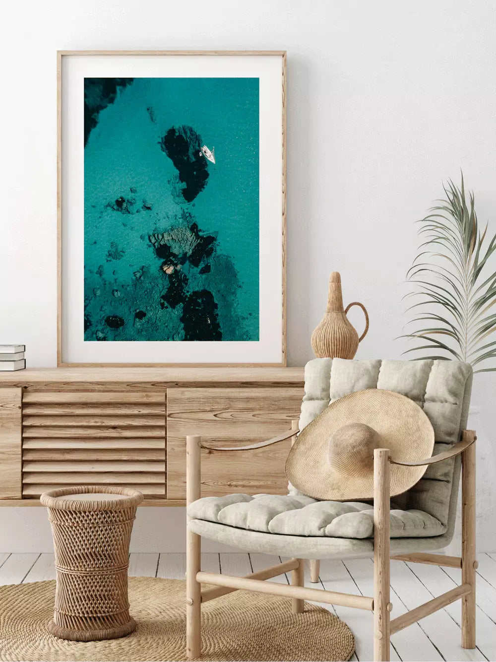 Spanien Wandbild, Schiff Mittelmeer Balearen Ibiza Fotografie