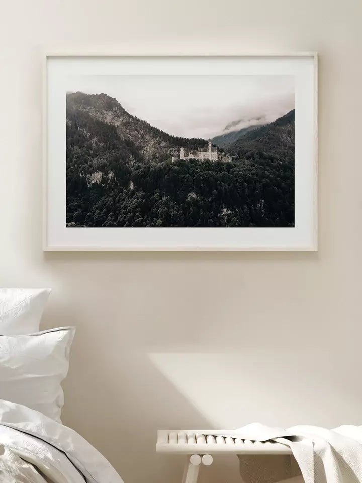 Schloss Neuschwanstein Deutschland, Wandbild Fotografie