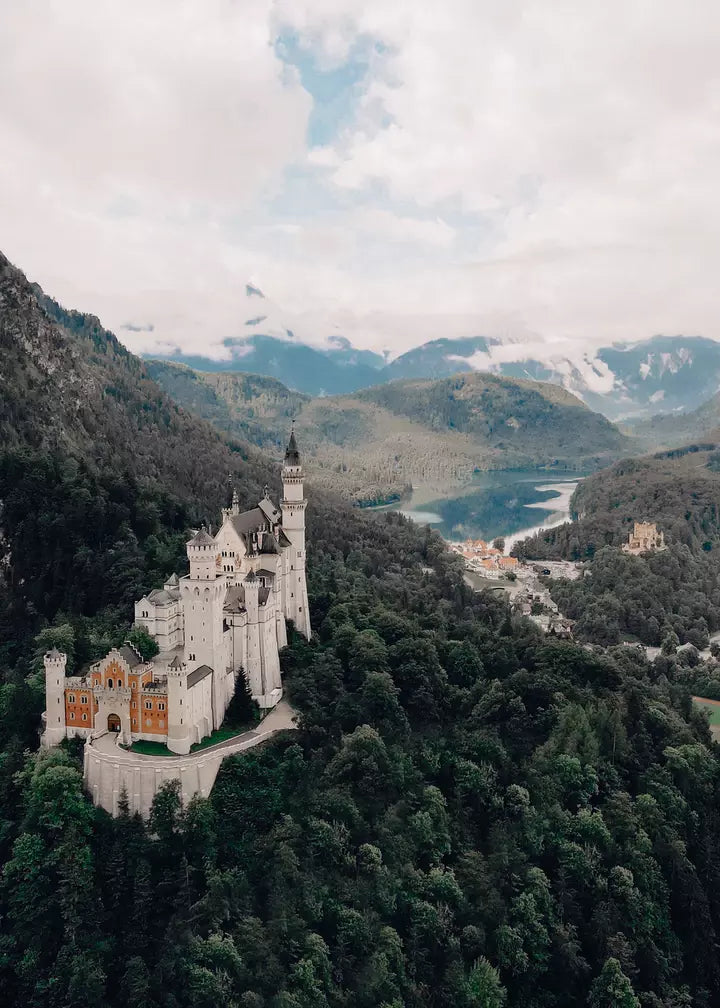 Schloss Neuschwanstein Forggensee, Deutschland Wandbild