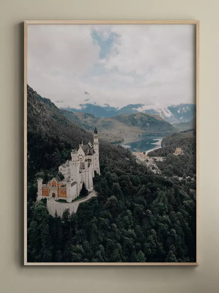 Schloss Neuschwanstein Forggensee, Deutschland Wandbild