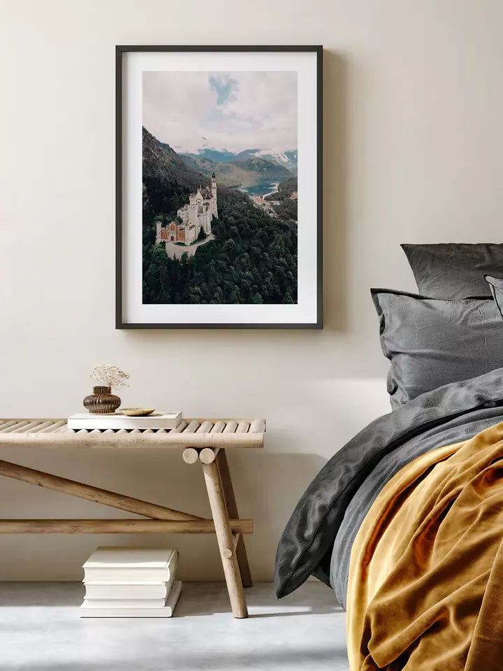 Schloss Neuschwanstein Forggensee, Deutschland Wandbild