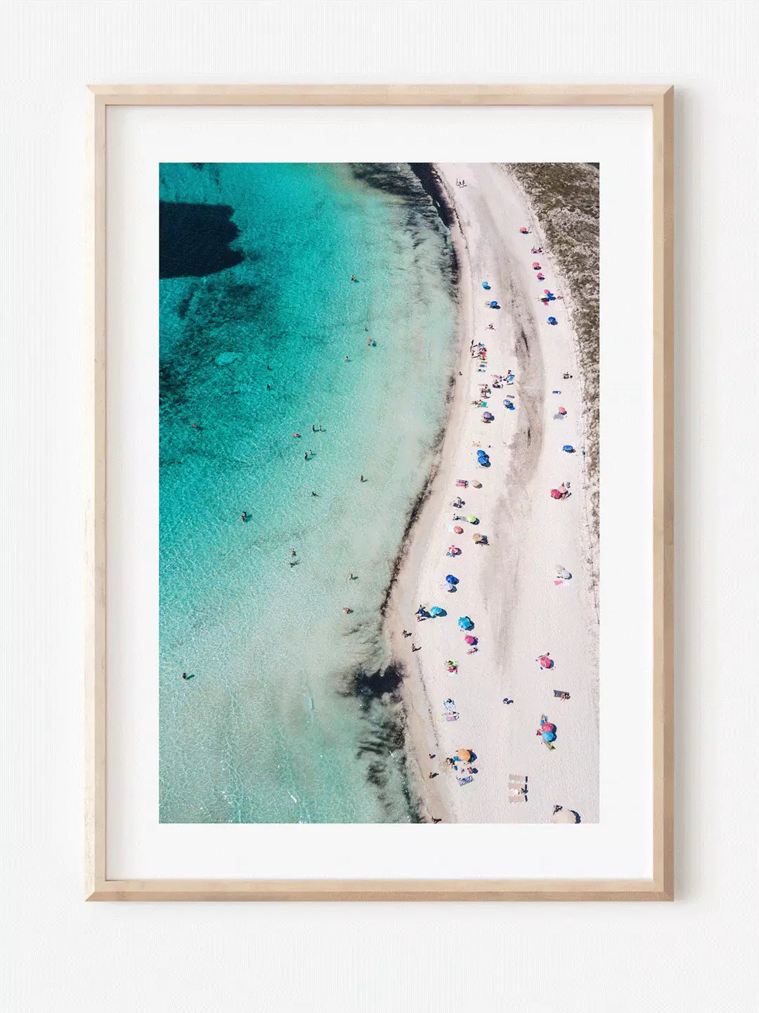 Sommer Strand Meer Balearen Ibiza Spanien, Wandbild Fotografie