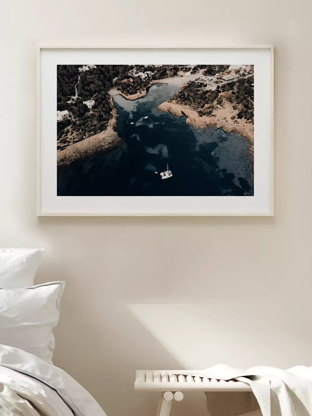 Spanien Wandbild, Sonnenuntergang Küste Balearen Ibiza Fotografie