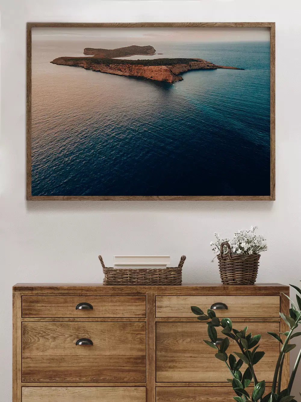 Spanien Wandbild Cala Comte, Insel Ibiza Fotografie