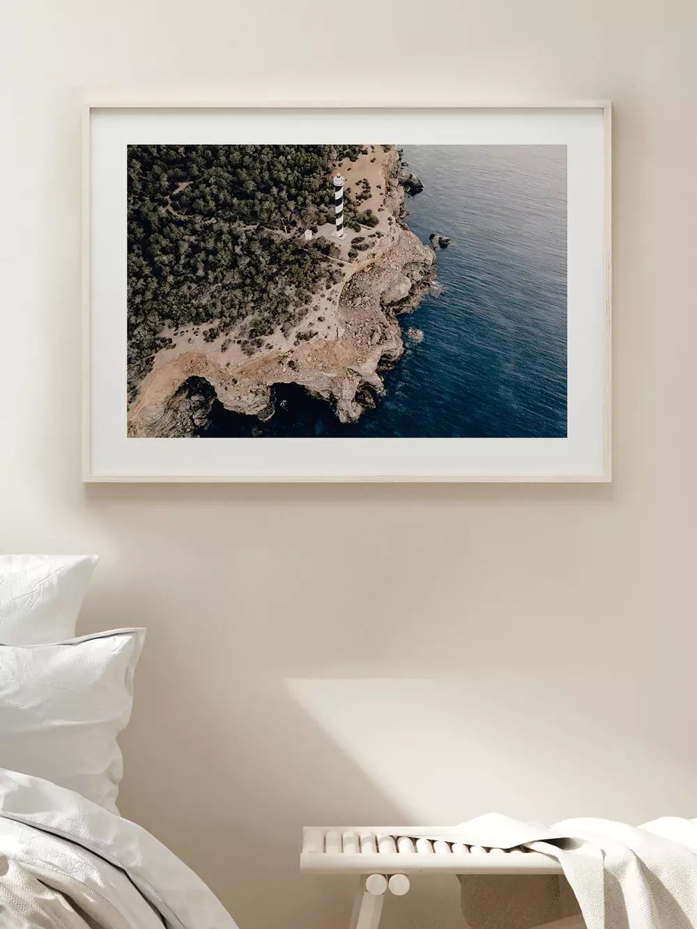Spanien Wandbild, Leuchtturm Ibiza Fotografie