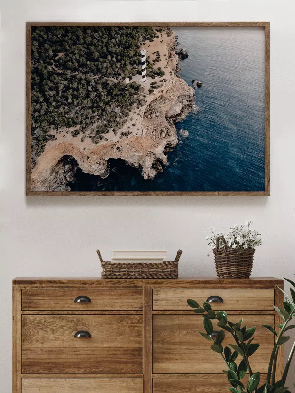 Spanien Wandbild, Leuchtturm Ibiza Fotografie