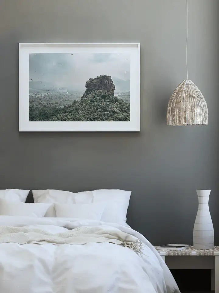 Sri Lanka Wandbild, Löwen Felsen Fotografie