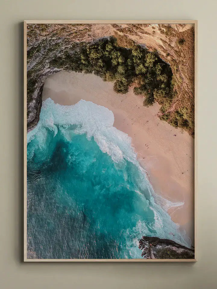 Stand Sand Ocean Bali, Indonesien Wandbild