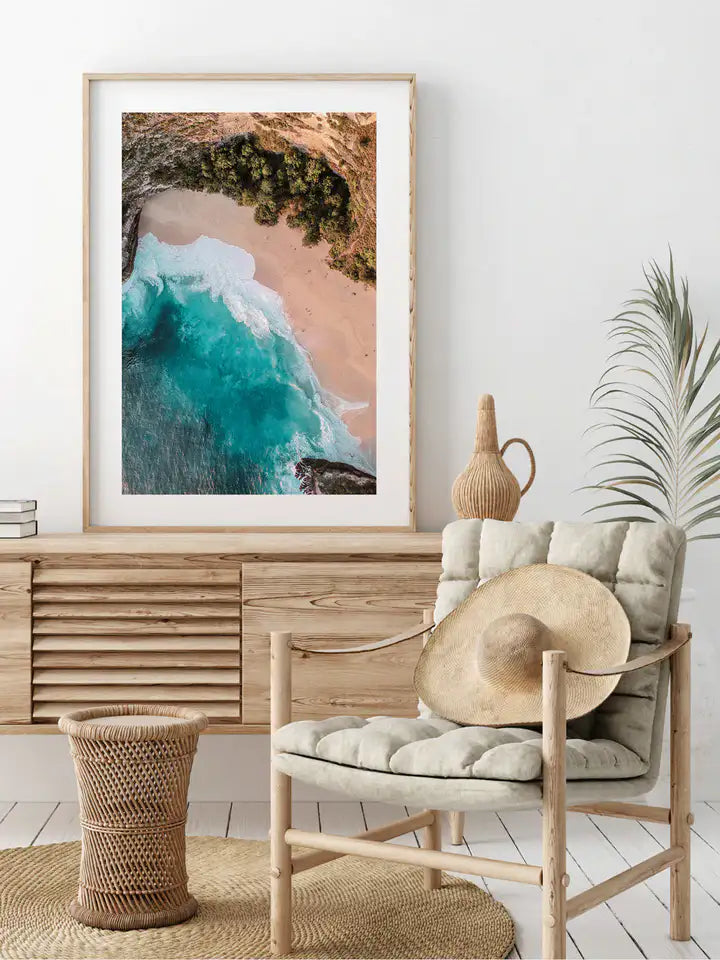 Stand Sand Ocean Bali, Indonesien Wandbild