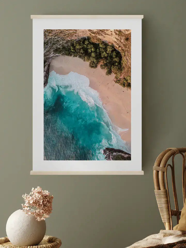 Stand Sand Ocean Bali, Indonesien Wandbild