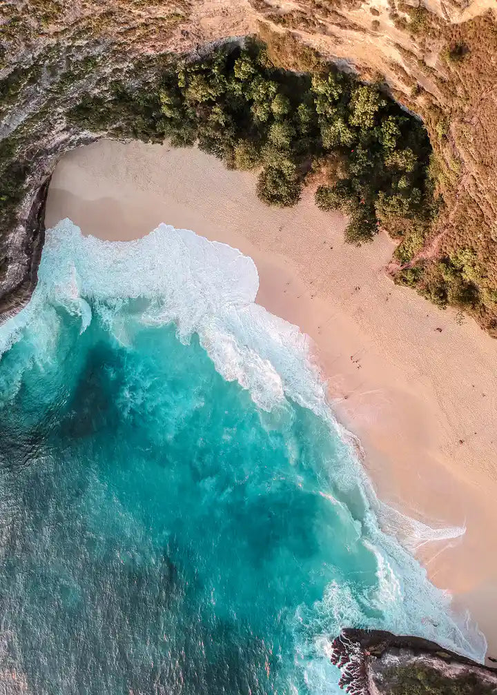 Stand Sand Ocean Bali, Indonesien Wandbild
