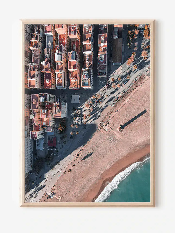 Strand Barcelona, Spanien Wandbild