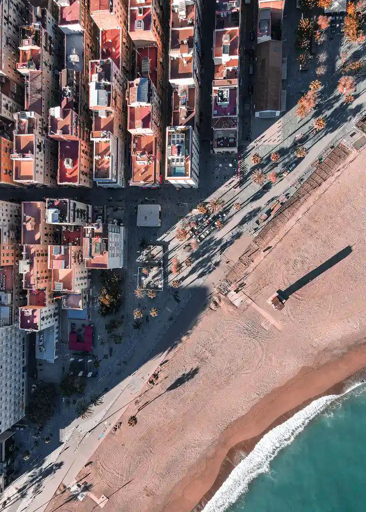 Strand Barcelona, Spanien Wandbild