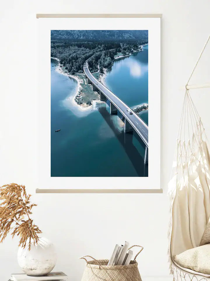 Sylvensteinsee Bayern, Deutschland Wandbild