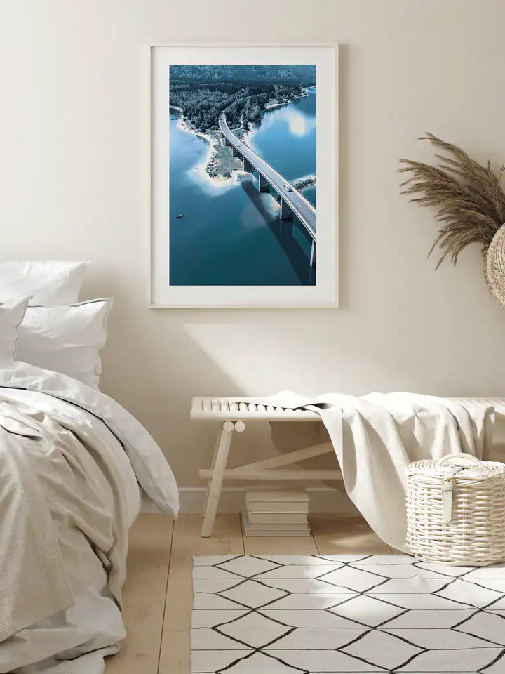 Sylvensteinsee Bayern, Deutschland Wandbild