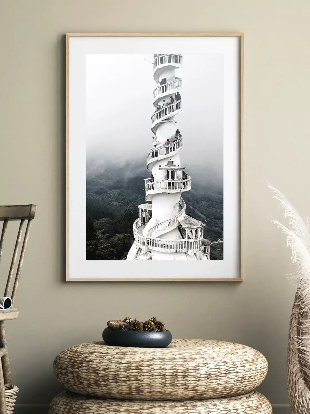 Sri Lanka – Treppe in den Himmel, Wandbild