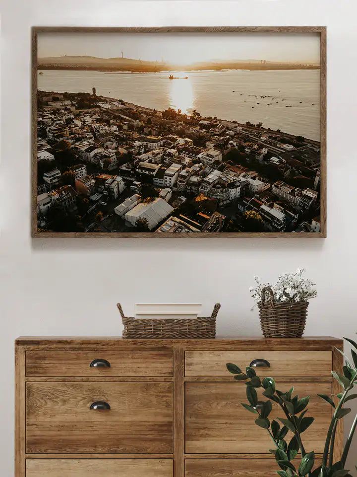 Türkei Wandbild, Sonnenaufgang Stadt Istanbul Fotografie