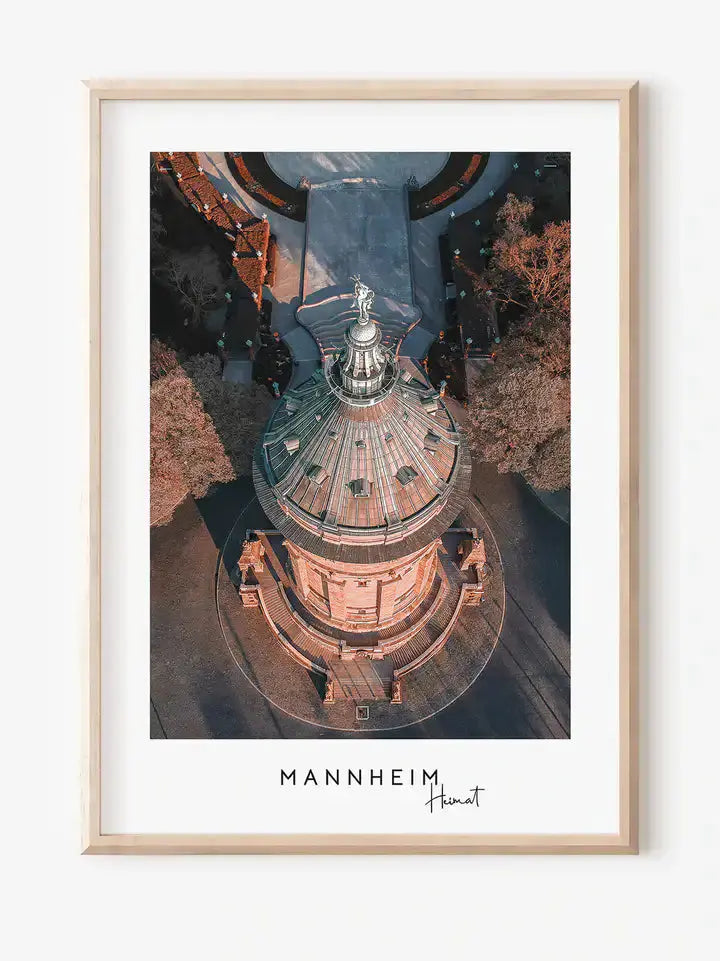 Wasserturm Mannheim Heimat, Deutschland Wandbild