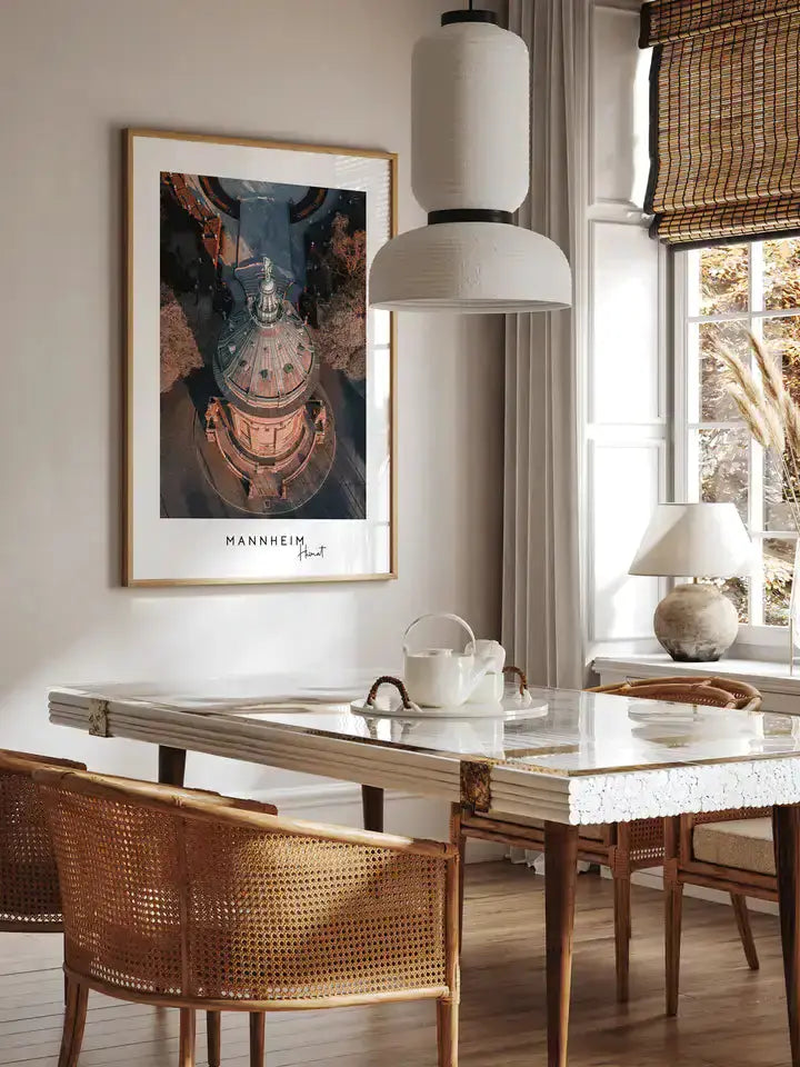 Wasserturm Mannheim Heimat, Deutschland Wandbild