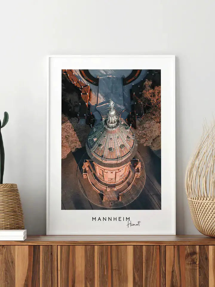 Wasserturm Mannheim Heimat, Deutschland Wandbild