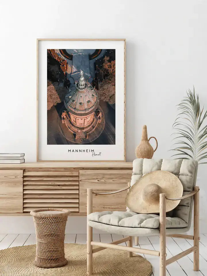 Wasserturm Mannheim Heimat, Deutschland Wandbild