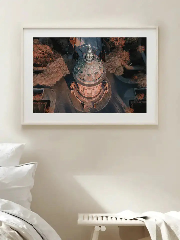 Wasserturm Print Mannheim Kunstdruck, Fotografie
